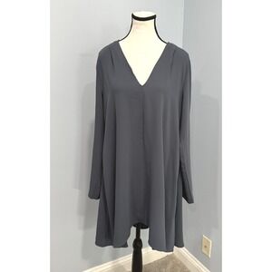 ASTR the Label Trapeze Swing Mini Dress Size Large Dark Academia